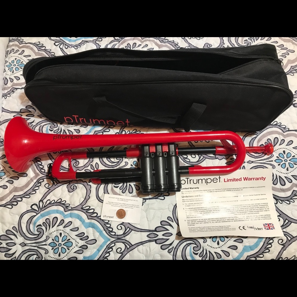 pTrumpet Plastic Trumpet Red